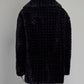 Alaia Textured Double Breasted Faux Fur Coat FR38 IT42