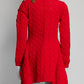 Sonia Rykiel Red Sweater with Button Accents S