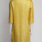 Balenciaga Gold Textured Dress IT42 FR38