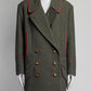 Isabel Marant Double Breasted Military Wool Coat FR38 IT42