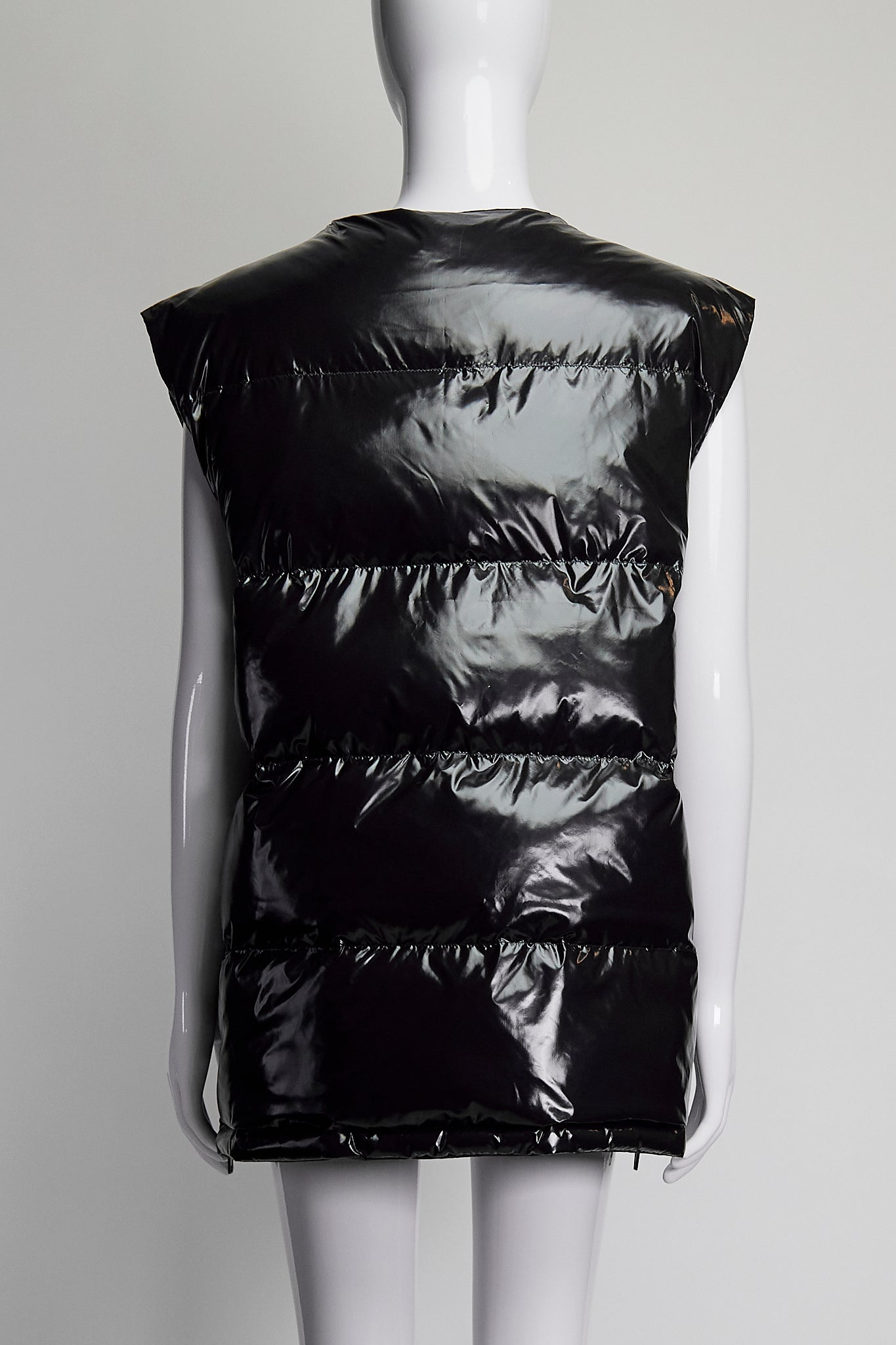 We11Done Black Unisex Puffer Vest XS