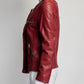 Isabel Marant Etoile Red Leather Jacket FR38 IT42