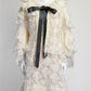 Chanel Mohair Dress & Jacket with Silk Ribbon Closure FR38 IT42