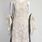 Chanel Mohair Dress & Jacket with Silk Ribbon Closure FR38 IT42