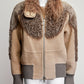 Marc Jacobs Zip-Up Jacket with Fur Detail US4