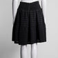 Alaia Elasticized Textured Mini Skirt FR36 IT40