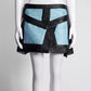 Rodarte Mini Ribbed Teal & Black Skirt US0