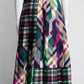 Sacai Multi Color Plaid Skirt L