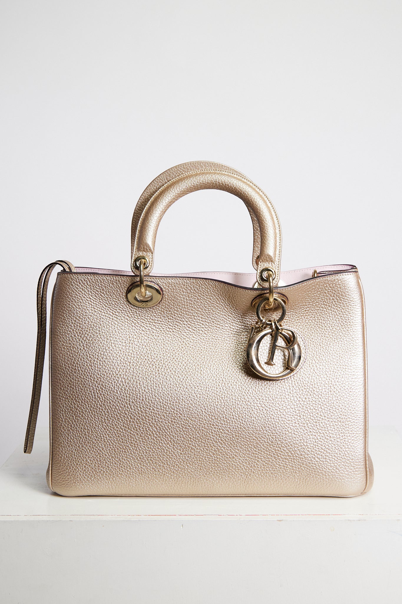 Christian Dior Diorissimo Metallic Medium Bag