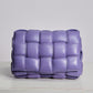 Bottega Veneta Purple Padded Intrecciato Padded Cassette Crossbody Bag