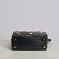 Alexander McQueen Black Crossbody with Gold Grommets