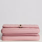 Balmain Cutout Western Shoulder Bag in Pink and White