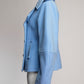 Smythe Baby Blue Wool Coat US6