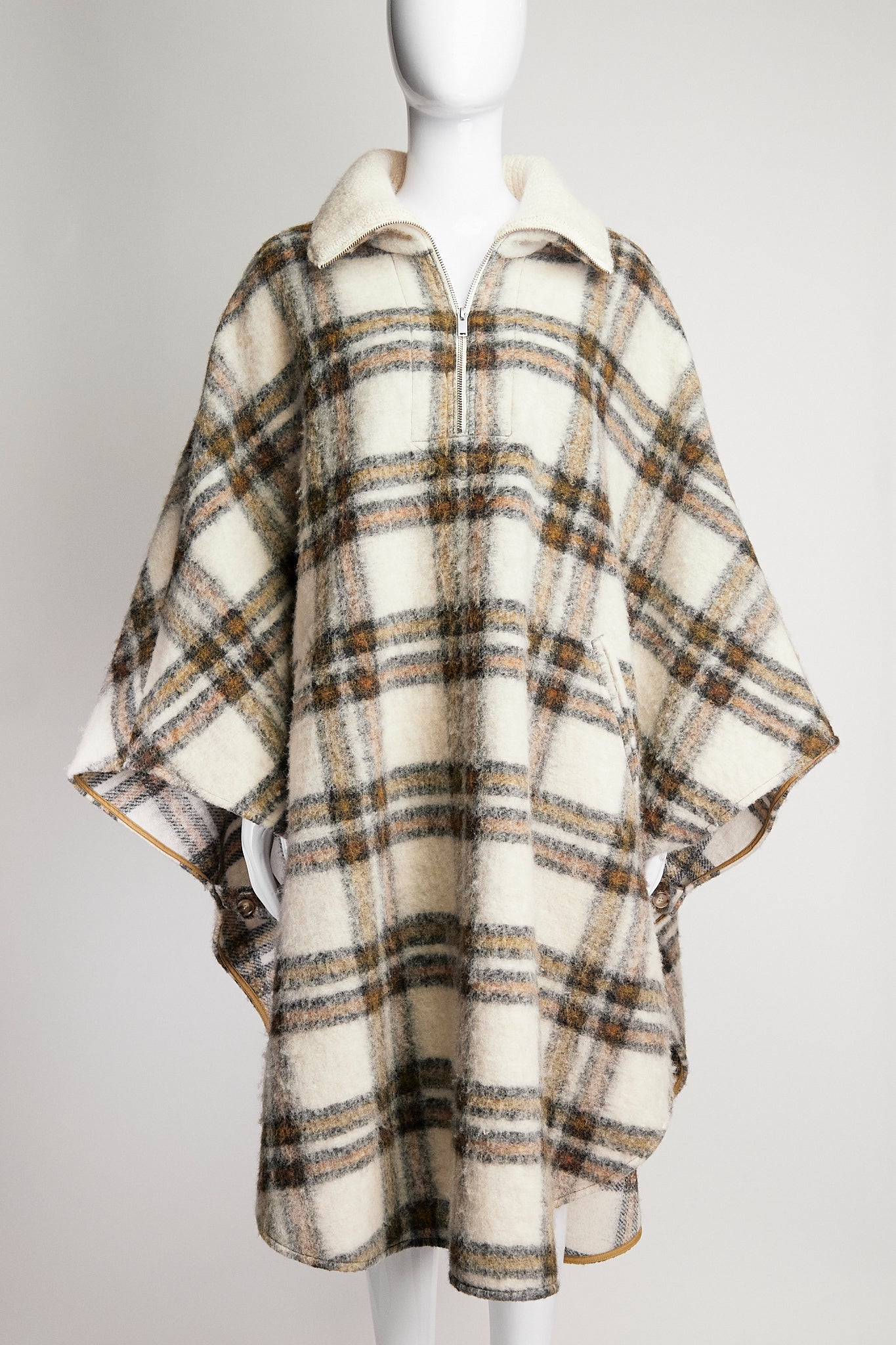 Isabel Marant Etoile Plaid Poncho S