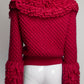 Missoni Pink Wool Zip-Up Sweater IT40 FR36