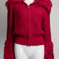 Missoni Pink Wool Zip-Up Sweater IT40 FR36