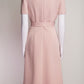 Fendi Soft Pink Belted T-Shirt Dress IT42 FR38