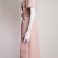 Fendi Soft Pink Belted T-Shirt Dress IT42 FR38