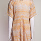 Missoni Mare Orange and Silver Jagged Patterned Mini Dress