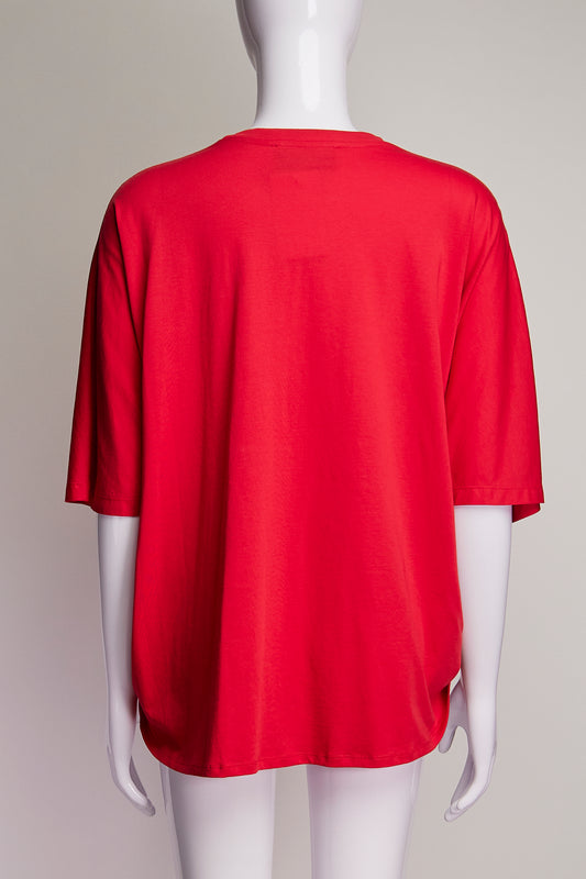 Simone Rocha Red Bow T-Shirt M