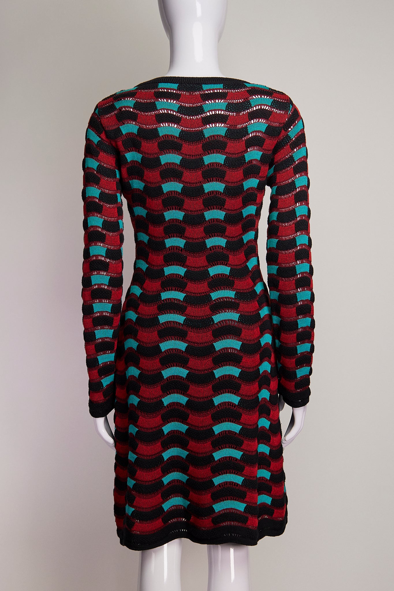 Missoni Multi-Color Knit Patterned Dress IT40 FR36