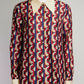 Gucci Geometric Pattern Collared Shirt IT40 FR36