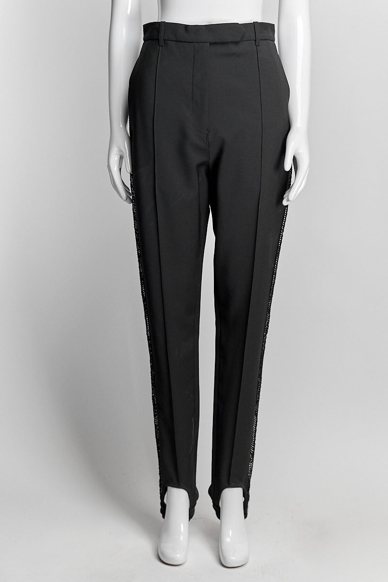 Ellery Black Pant with Lace Detail US 4