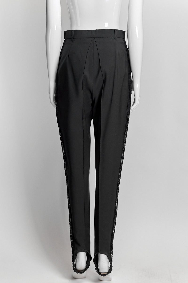 Ellery Black Pant with Lace Detail US 4