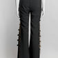 Ellery Black Trouser With Chain Detail XS