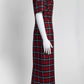 Emilia Wickstead Red Plaid Pattern Dress
