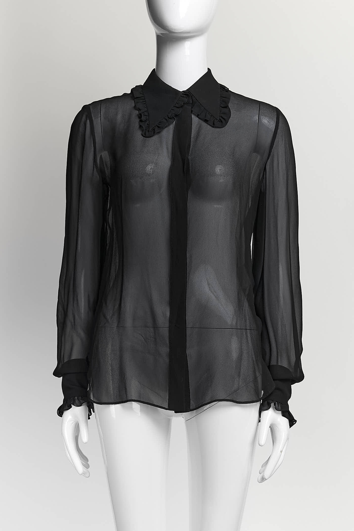 Emilio Pucci Black Blouse IT40