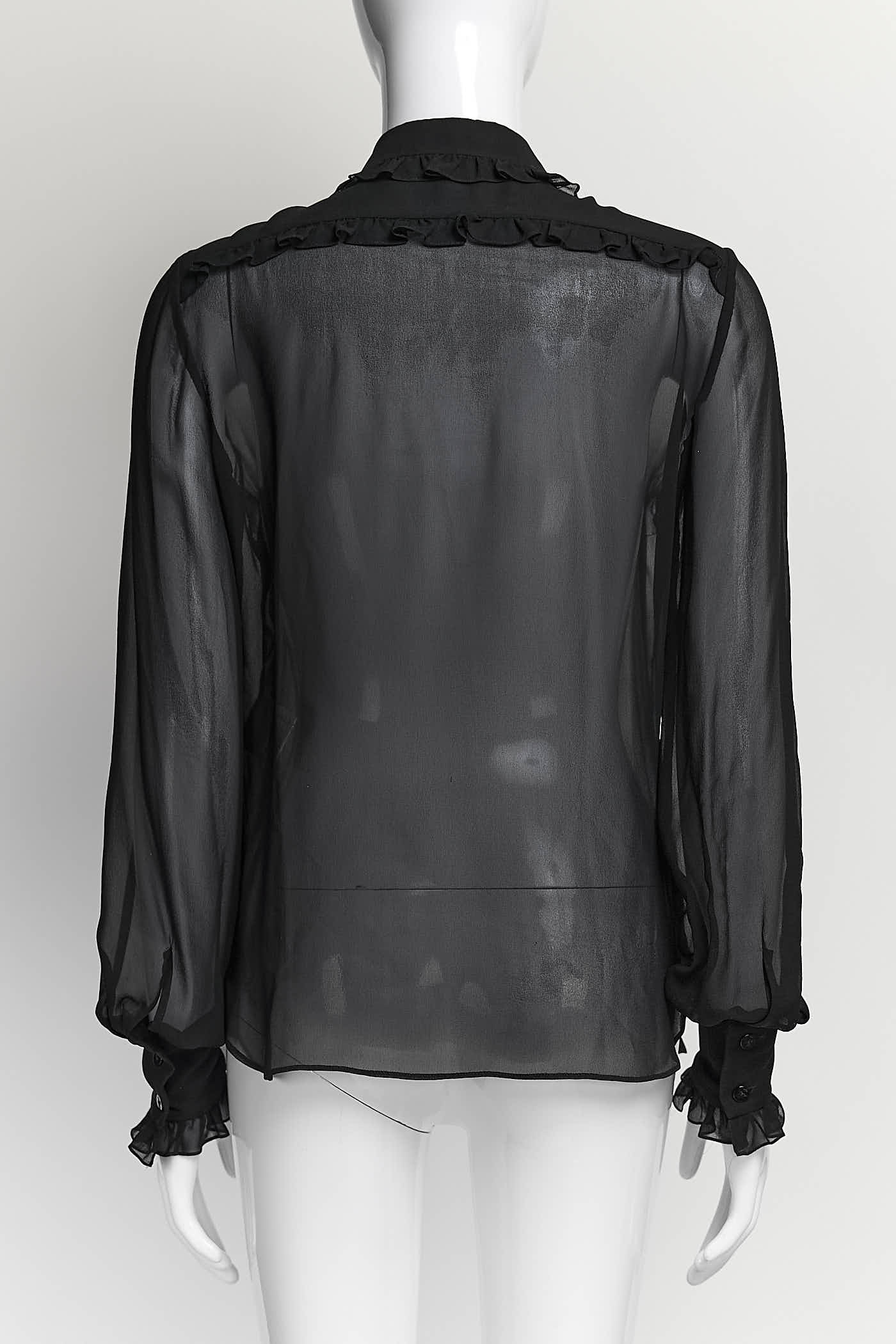 Emilio Pucci Black Blouse IT40