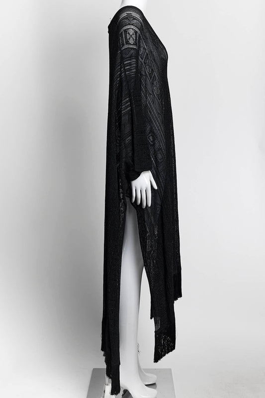 Emilio Pucci Black Kint Kaftan M