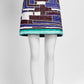 Emilio Pucci Blue Patterned Mini Skirt