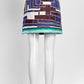 Emilio Pucci Blue Patterned Mini Skirt