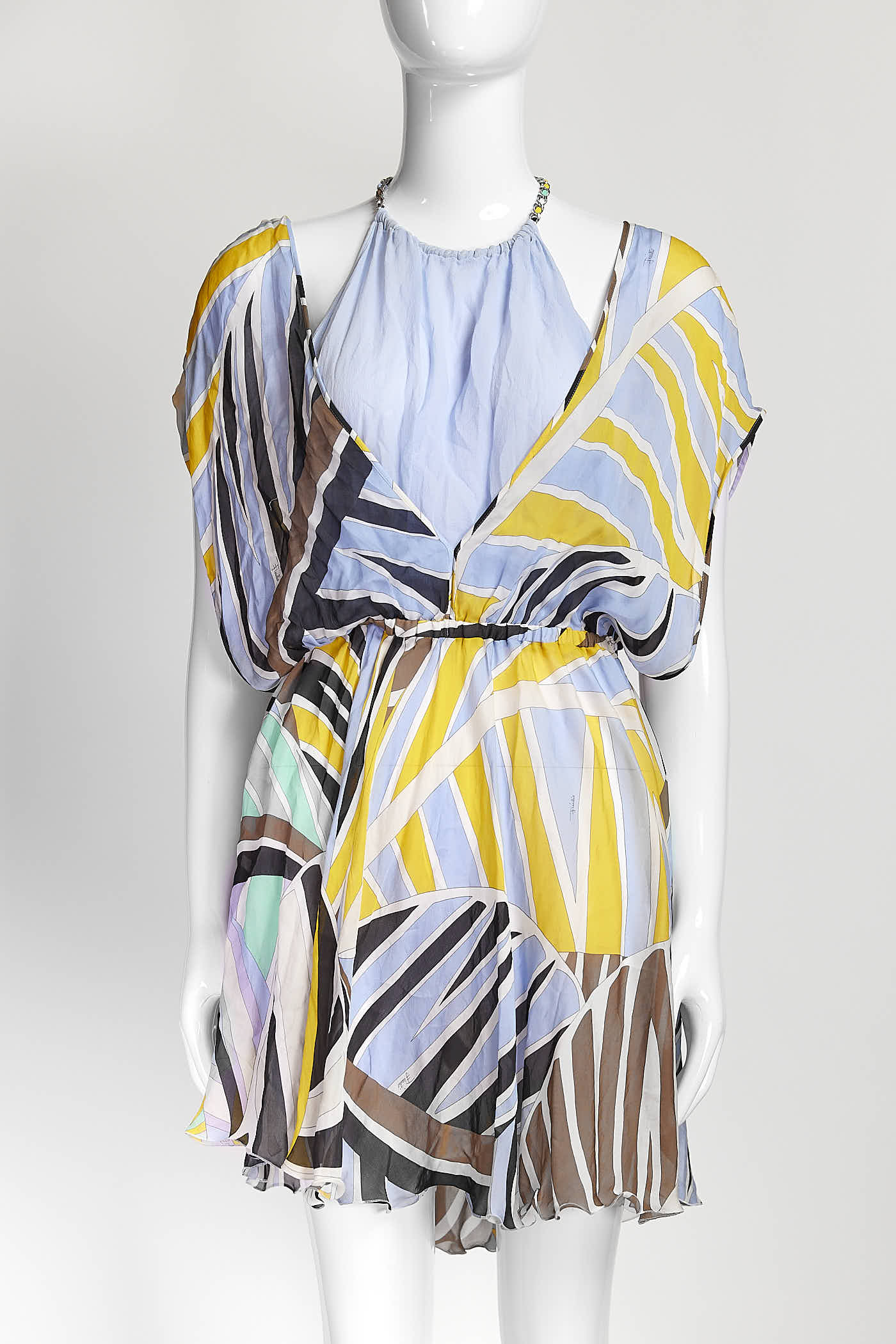 Emilio Pucci Blue Print Beach Cover-up 42