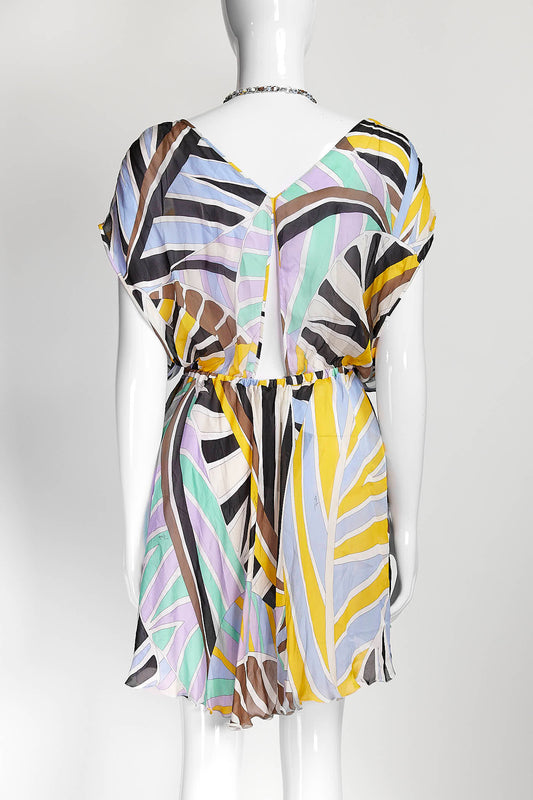 Emilio Pucci Blue Print Beach Cover-up 42
