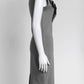 Emilio Pucci Grey Kint Sleeveless Dress M