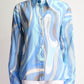 Emilio Pucci Marmo-Print Cotton Shirt US8