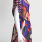 Emilio Pucci Multicolor Silk ShortSleeve Printed Dress 42