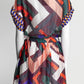 Emilio Pucci Multicolor Silk ShortSleeve Printed Dress 42
