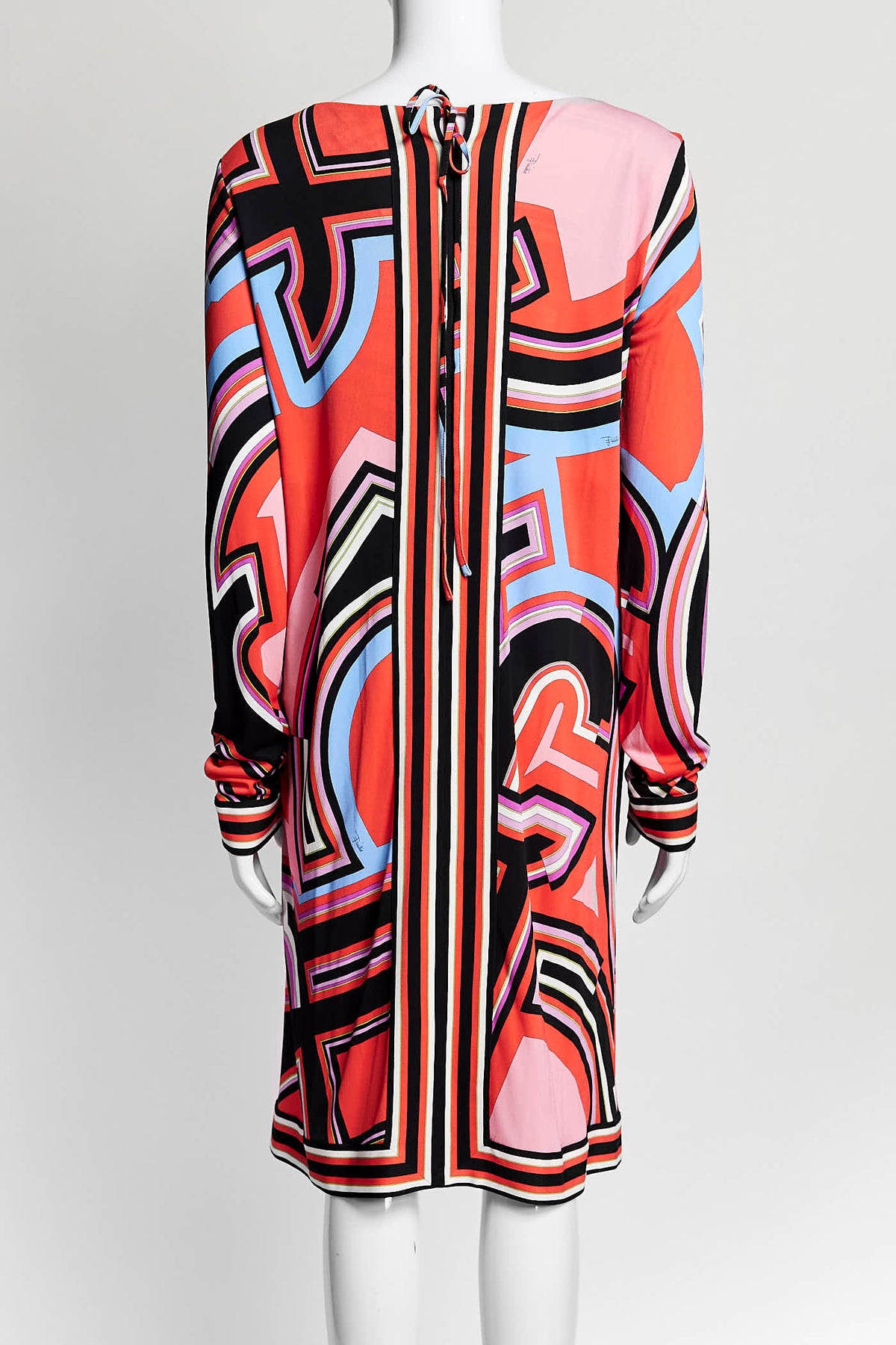 Emilio Pucci Orange Pattern Dress 44