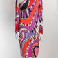 Emilio Pucci Orange/Purple pattern Dress IT 38