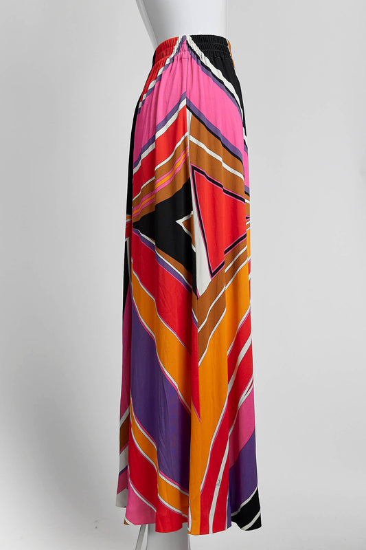 Emilio Pucci Pink/Orange Skirt 44