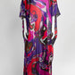 Emilio Pucci Purple Red Kaftan