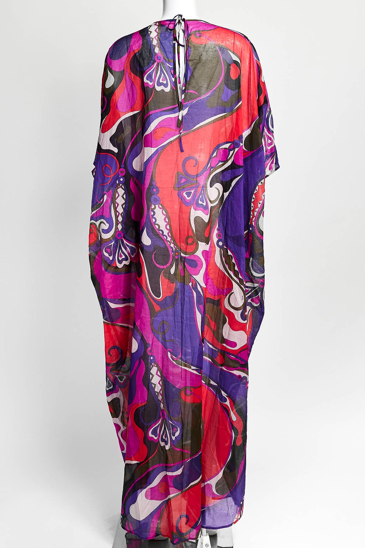 Emilio Pucci Purple Red Kaftan