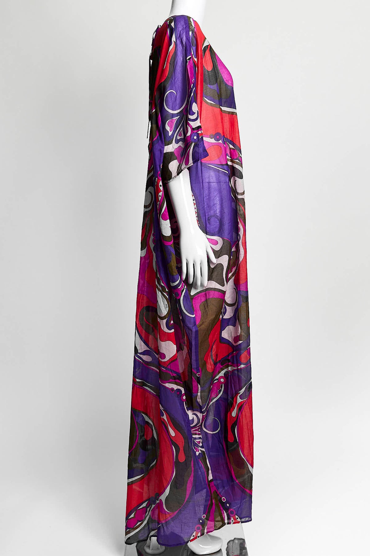 Emilio Pucci Purple Red Kaftan