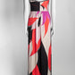 Emilio Pucci Red/Black Abstract Print Dress IT 40