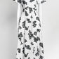 Erdem White Black Floral Print Long Dress 2