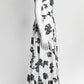 Erdem White Black Floral Print Long Dress 2